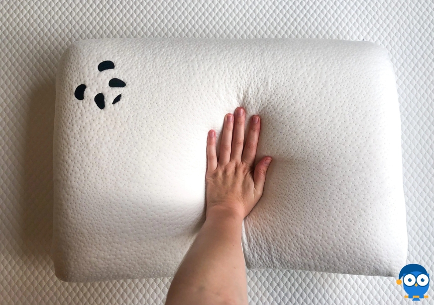 Pressing the Panda Toddler pillow